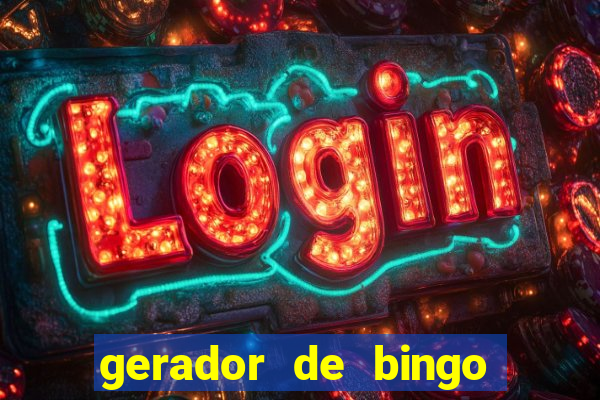 gerador de bingo cha de bebe